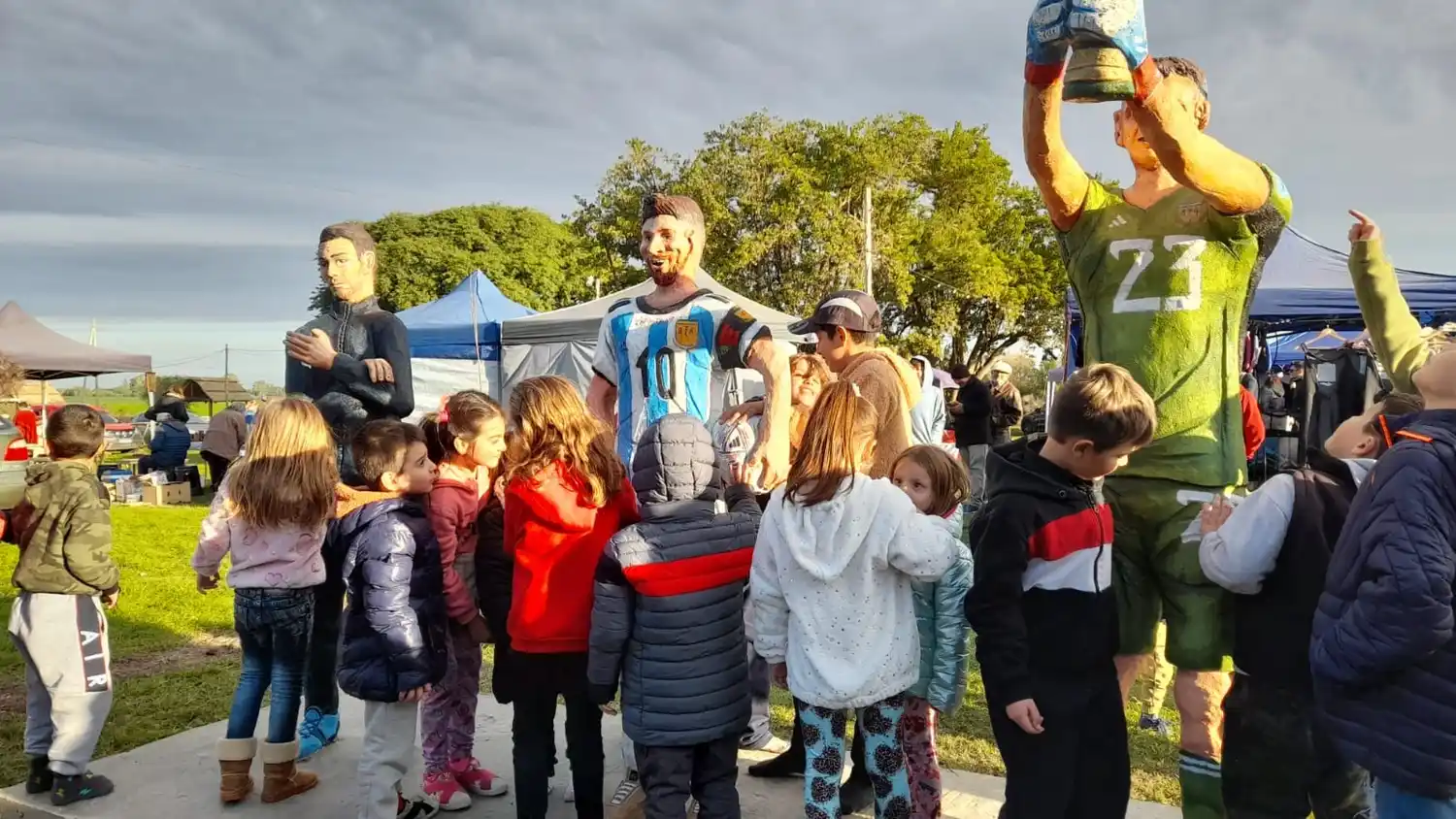 Los campeones del mundo fueron homenajeados en Gobernador Etchevehere