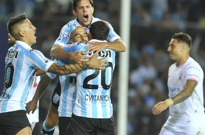 Racing le ganó con autoridad a Huracán y se afirma en la cima