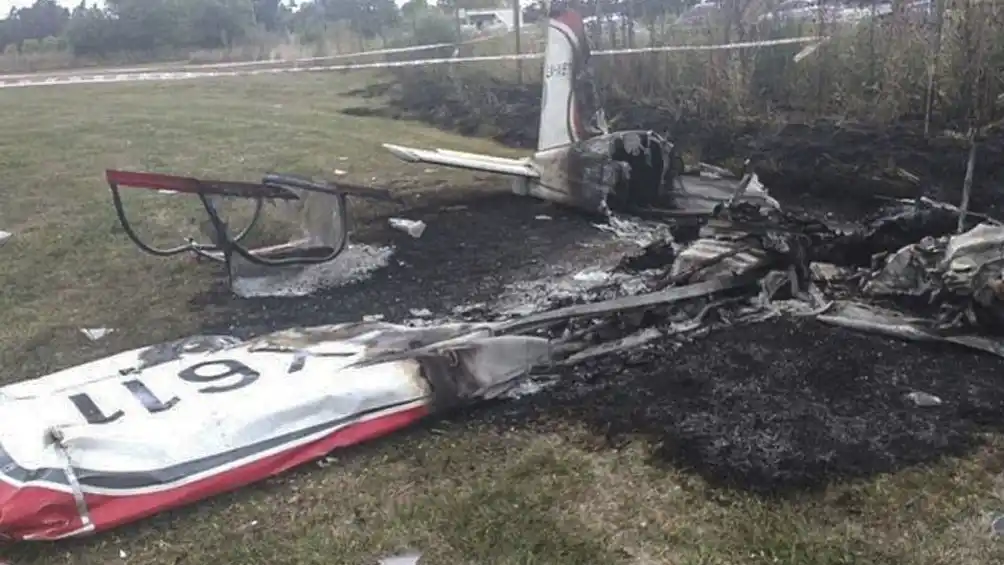 Una avioneta precipitó y fallecieron dos personas en General Rodriguez