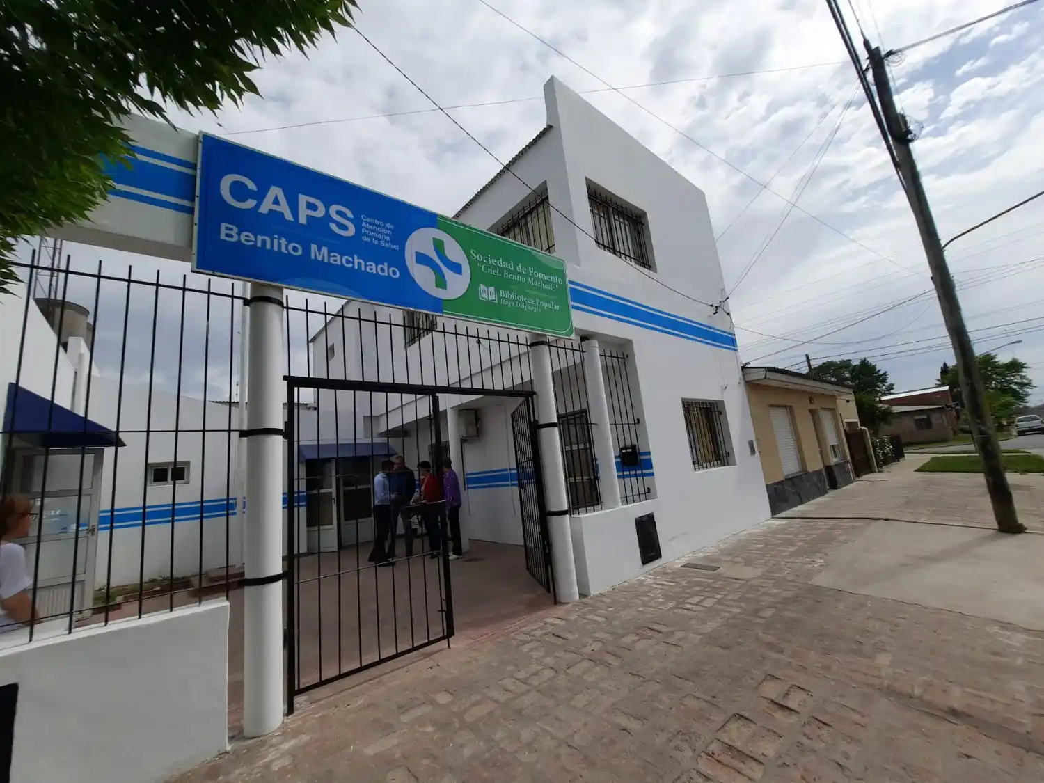 Un CAPS que fue refaccionado por el municipio y vecinos