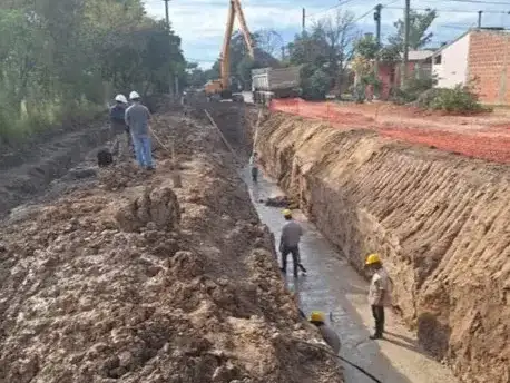 Formosa asume con fondos propios la obra de desagües en el Cincuentenario