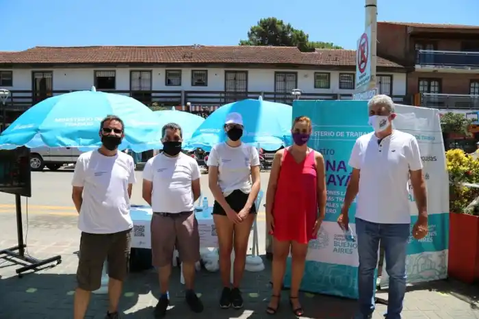 El Ministerio de Trabajo instaló puntos de atención en Mar del Plata