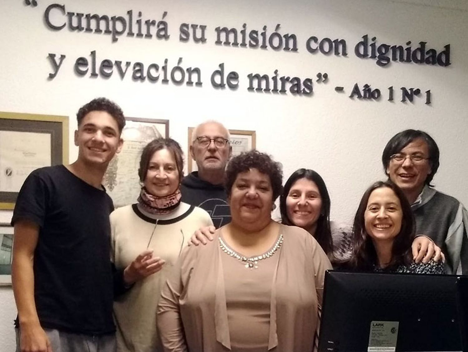 Se jubiló después de 41 años de trabajo en Ecos Diarios