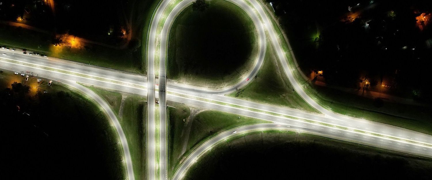 Cruces de ruta entrerrianos iluminados con tecnología LED