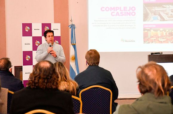 Necochea: Rojas pidió a empresarios unirse a una "cruzada patriótica" por el Casino