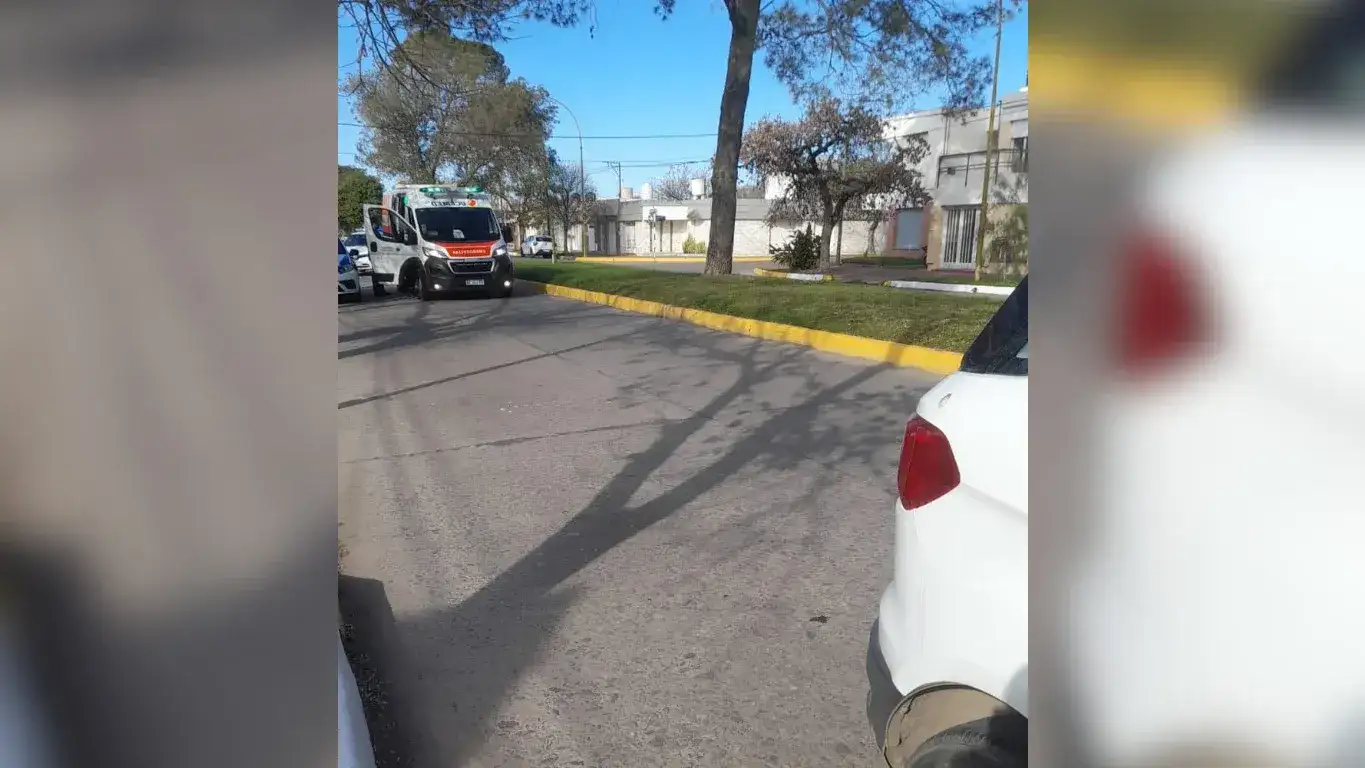 El primer choque fue en en bulevar 25 de Mayo y Santiago del Estero.