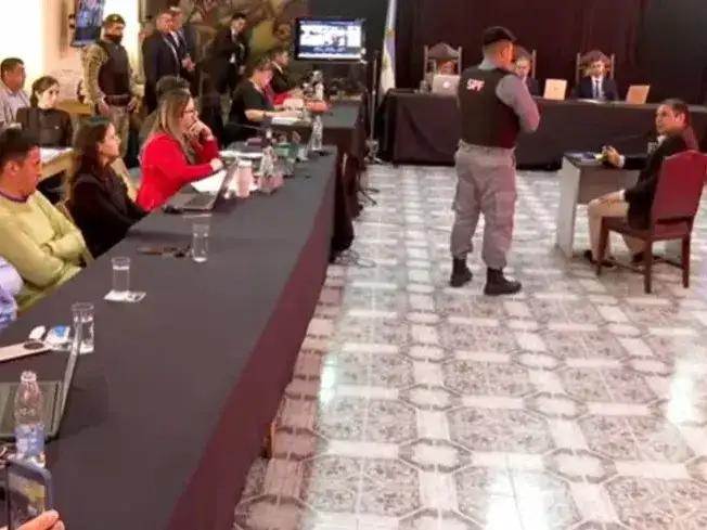 El expolicía Walter Maciel declaró ante el Tribunal.