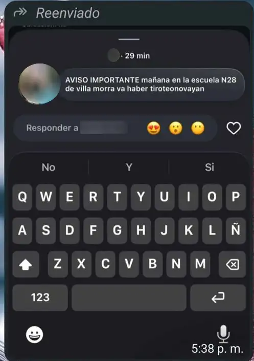 Amenazas de tiroteos en escuelas de Pilar: piden revisar las redes sociales de menores