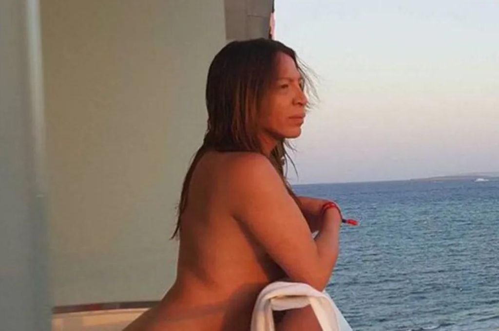 Lizy Tagliani recordó su desnudó en Ibiza con una foto en redes sociales