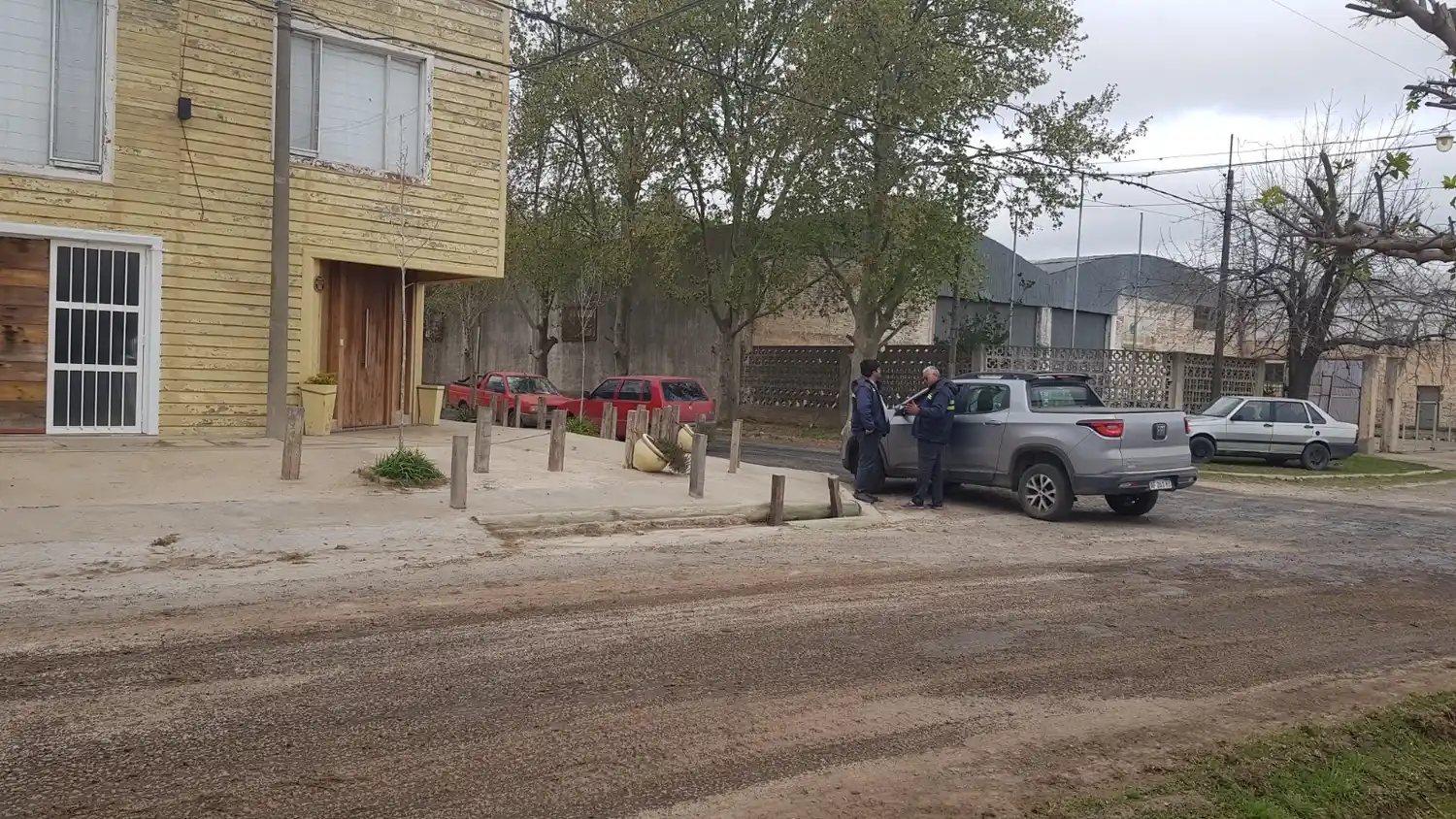 Disputa por la ejecución de una obra de asfalto requirió presencia policial