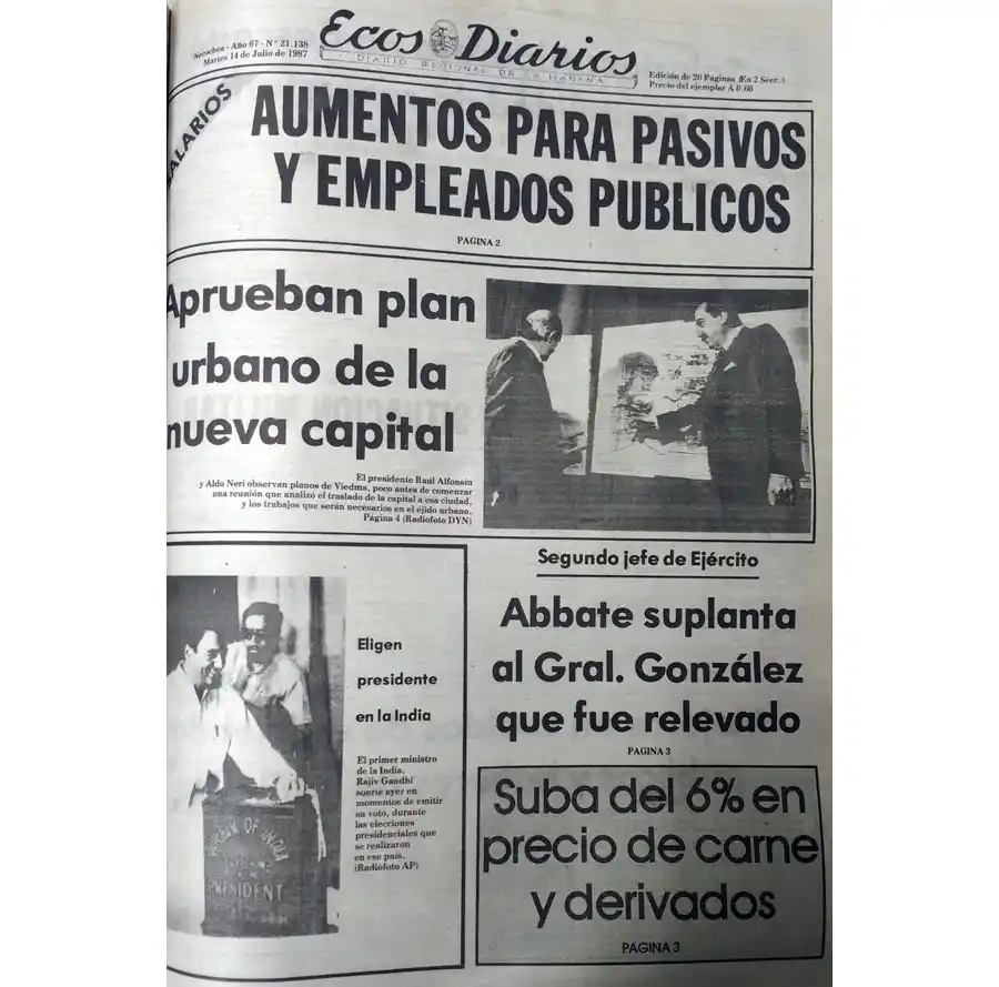 Martes 14 de julio de 1987