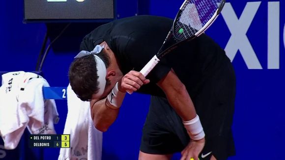 Del Potro, entre lágrimas: "Es un momento que no quería que llegue nunca"