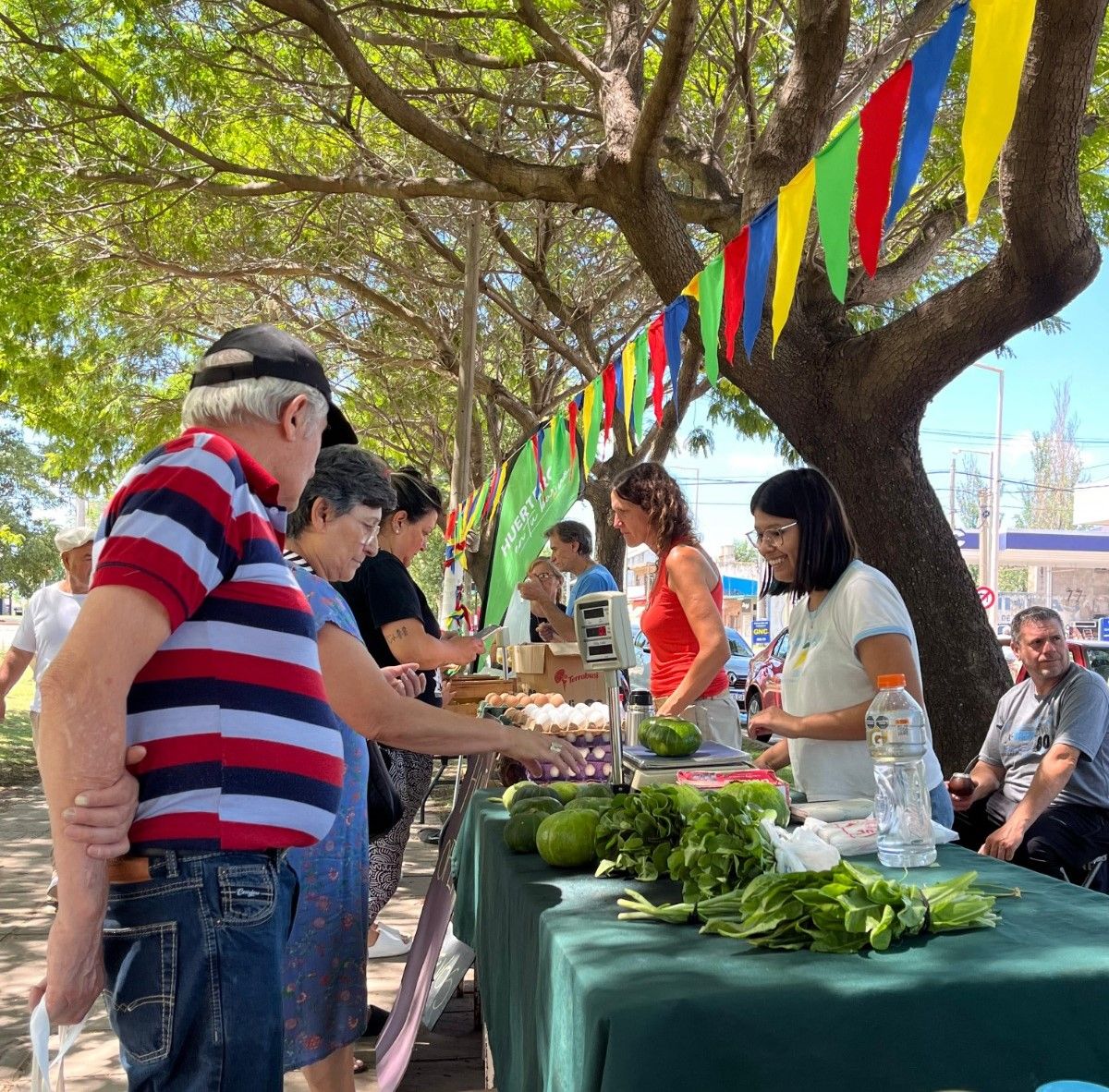 Los huerteros vuelven a la feria callejera con productos frescos de huerta y granja. Foto: Ilustración