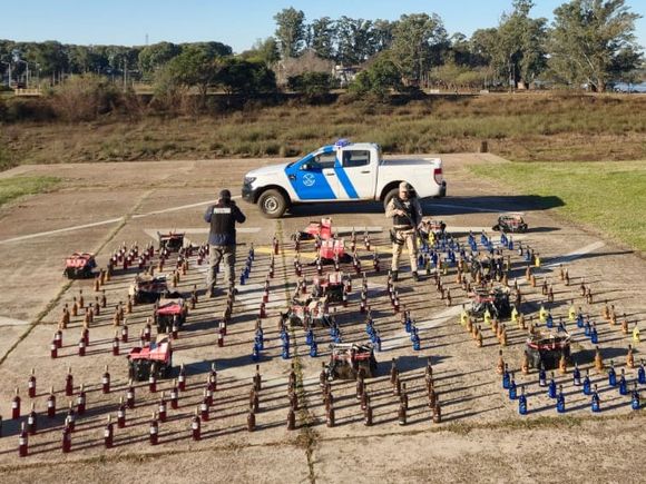 Operativo frustra contrabando en la costa del Uruguay