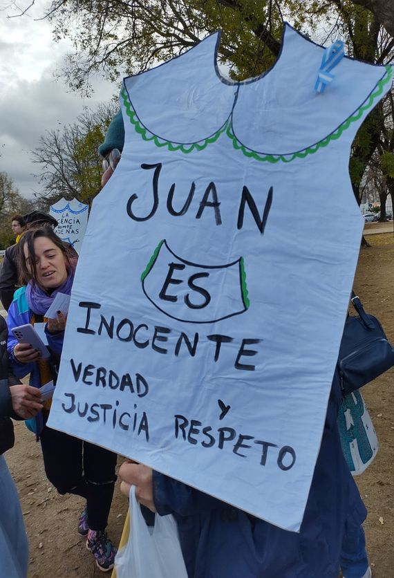 “Tenemos la certeza de que Juan va a salir inocente del juicio porque en el jardín no sucedió nada”