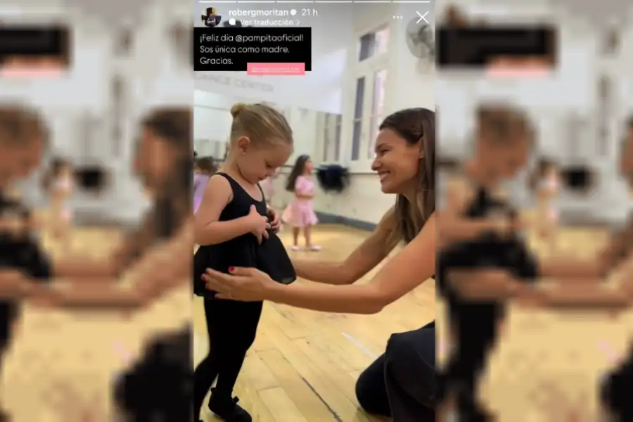 El saludo a Pampita