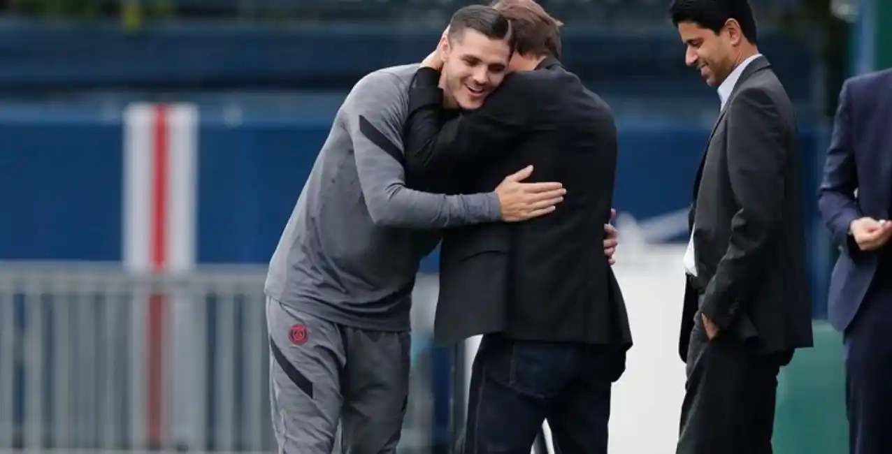 Tras los días de crisis, Mauro Icardi reapareció en la práctica del PSG