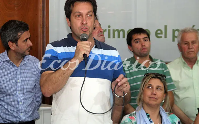 Brindis en el espacio partidario de Rojas