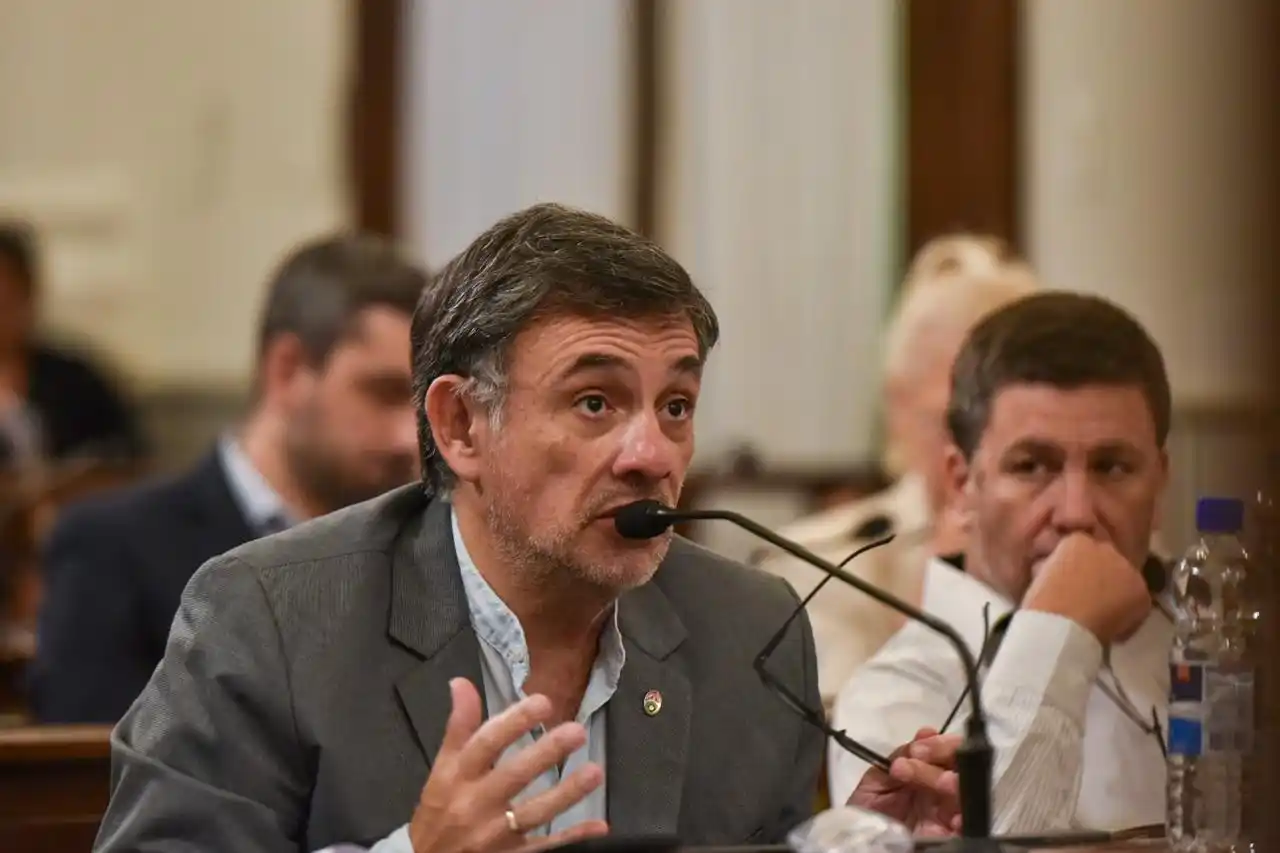 Martín Oliva, presidente del Bloque de Senadores del PJ de Entre Ríos.