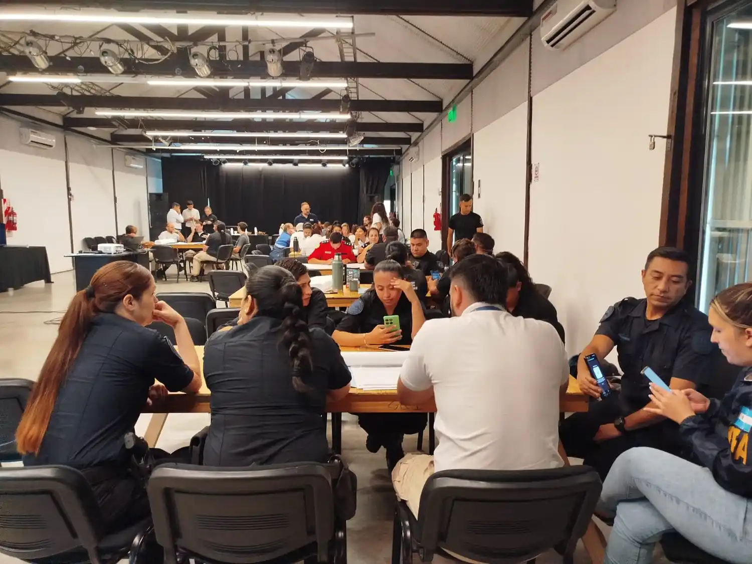 En el Centro Recreativo Metropolitano “La Estación”, se llevó a cabo un simulacro de alta complejidad denominado Tabletop Exercise