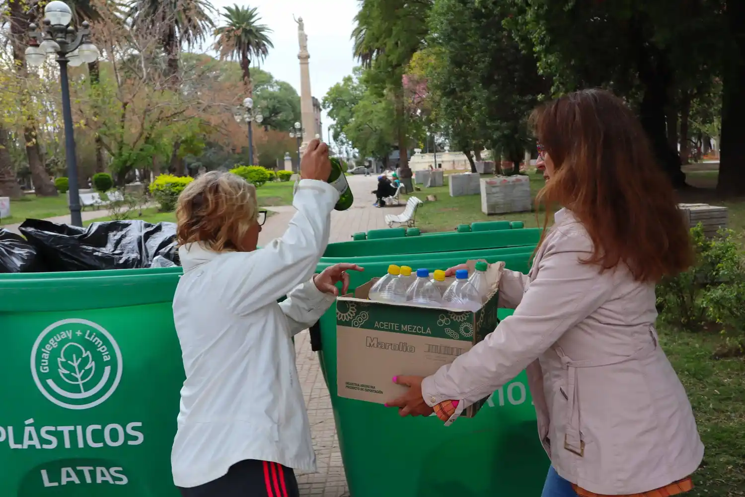 "Eco Canje" en Plaza Constitución