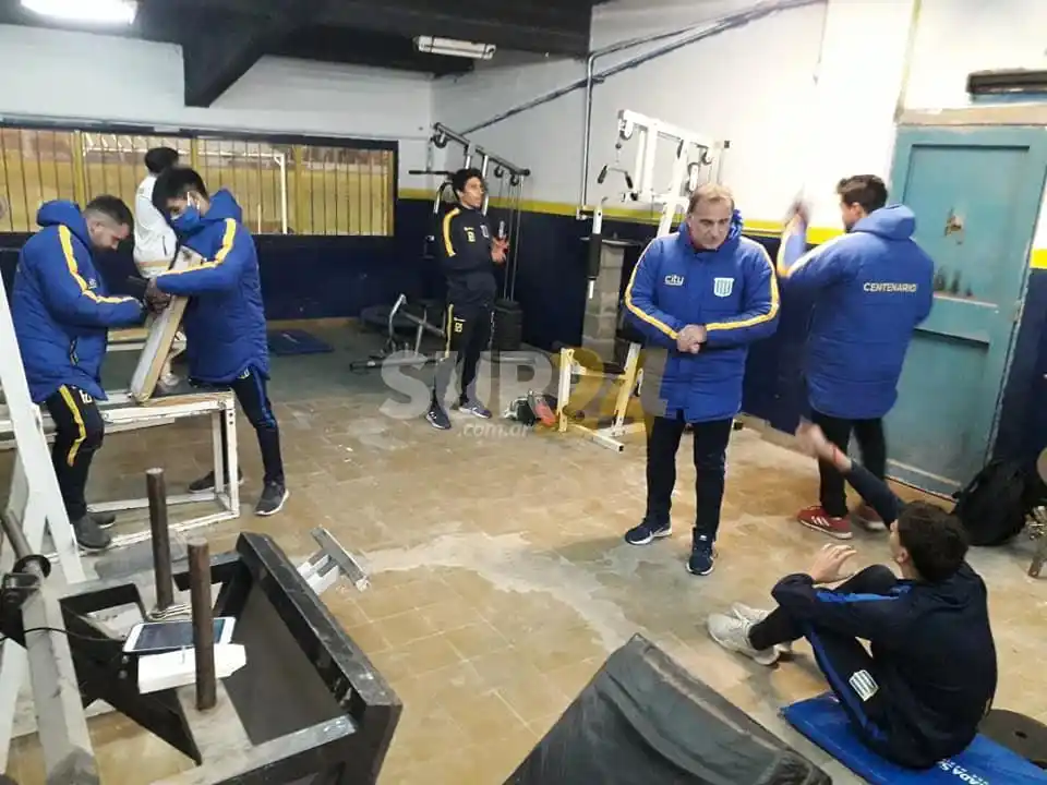 Centenario volvió a los entrenamientos y estrenó nuevo gimnasio