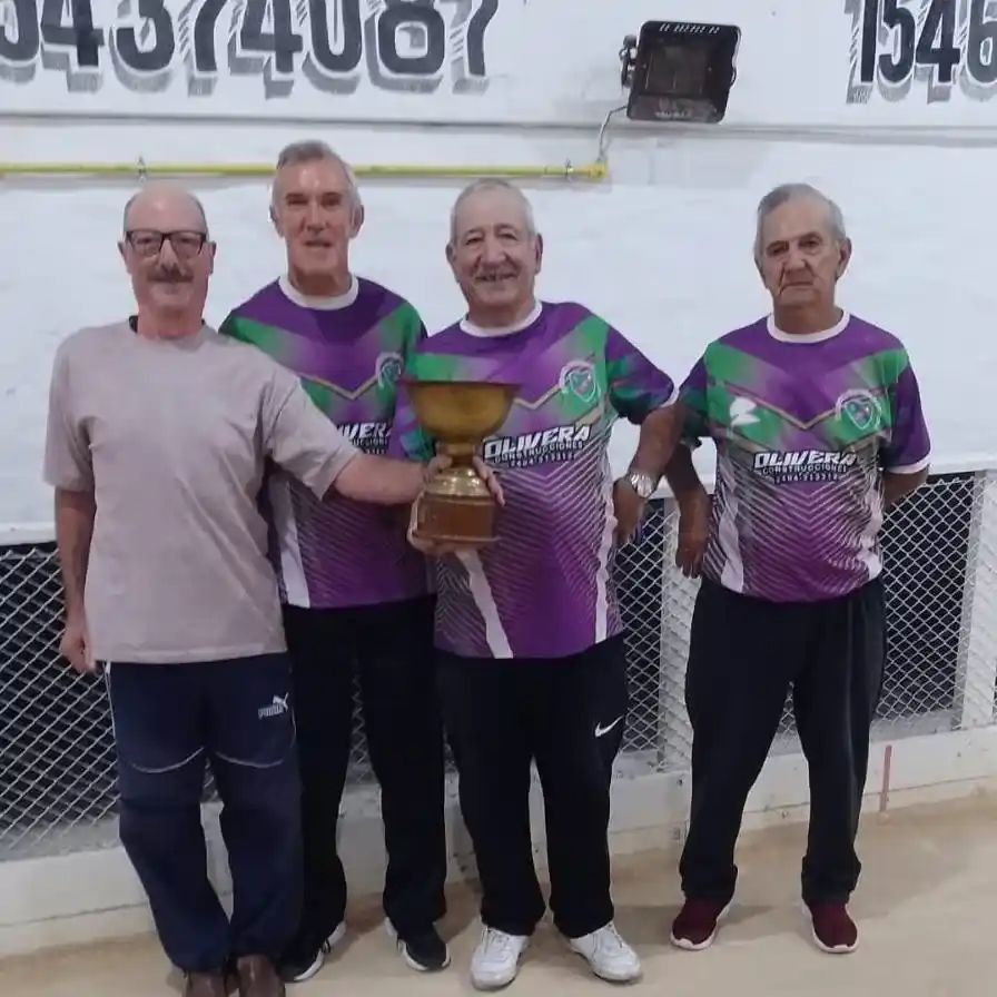 El equipo campeón de La Movediza.