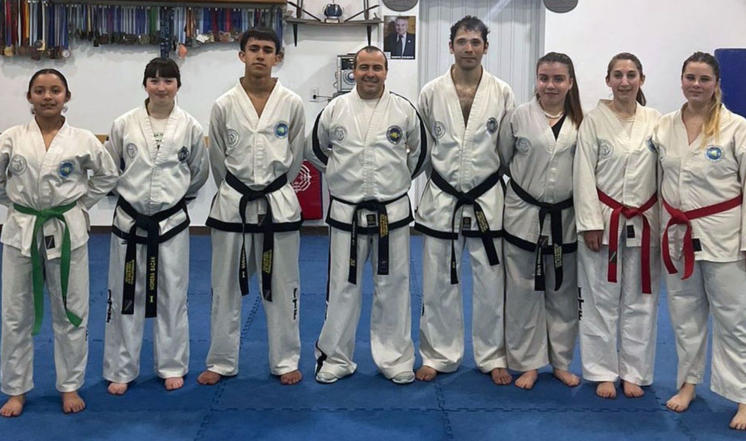 Necochenses presentes en el Argentina de taekwon-do itf