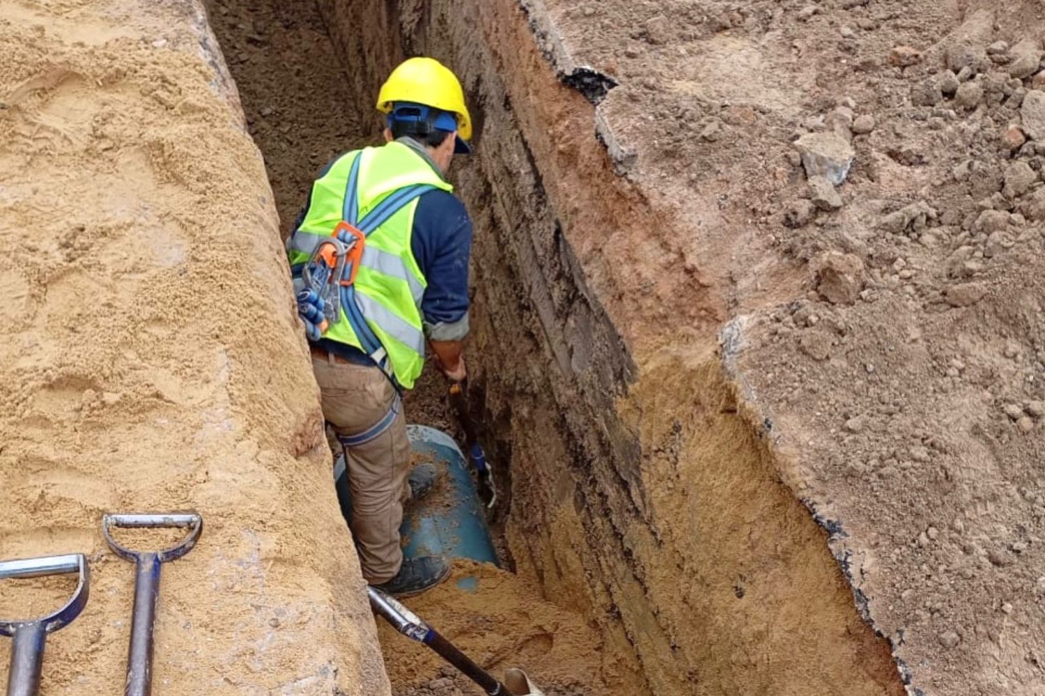 Comenzó una obra fundamental para el sistema de agua potable