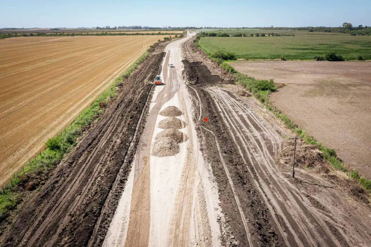Prosiguen los trabajos de rehabilitación de la ruta provincial 35