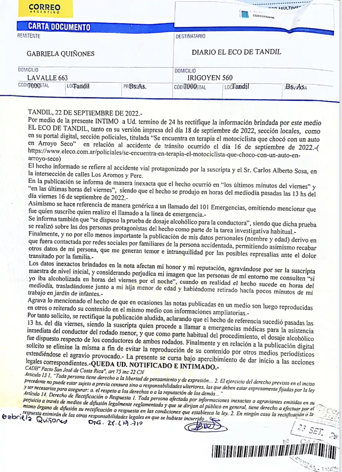 Carta documento