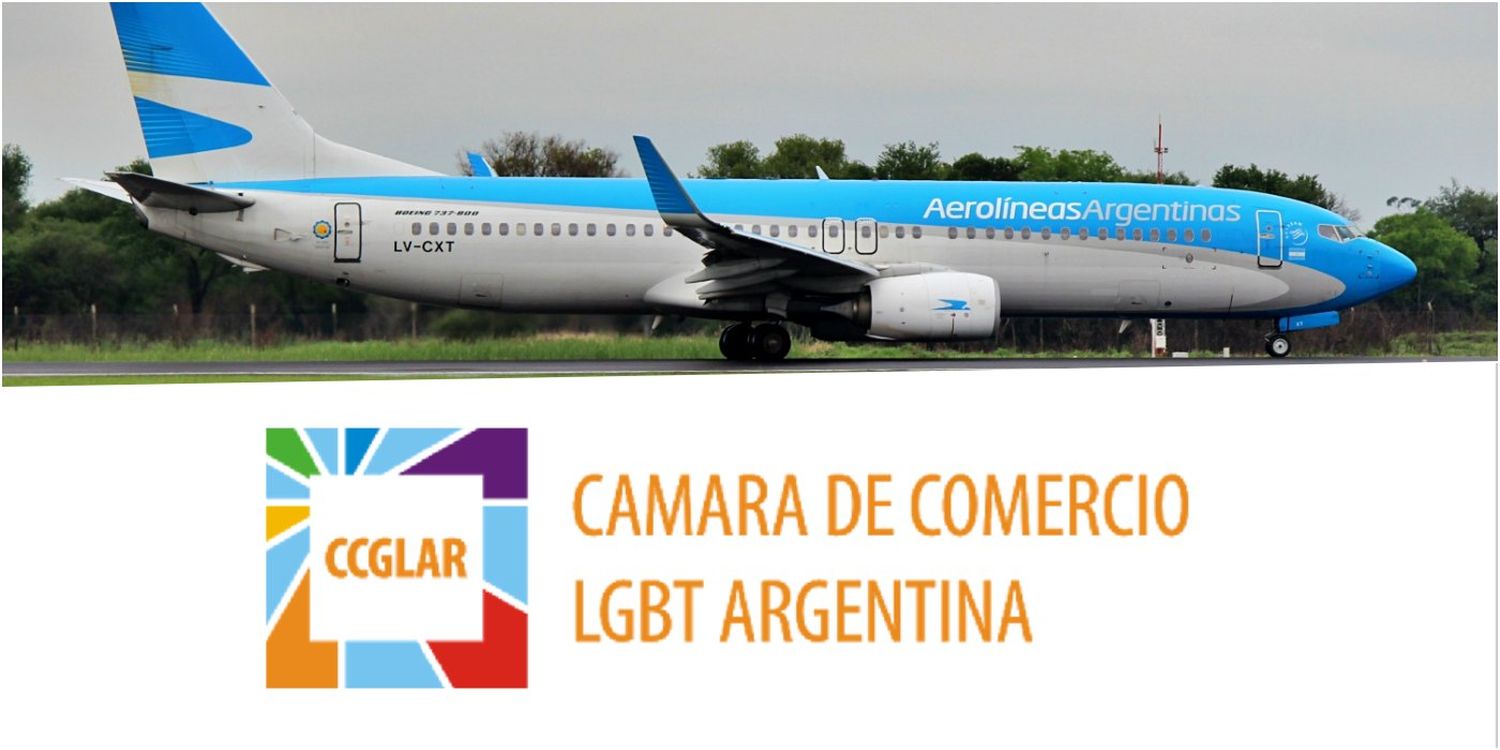 Aerolíneas Argentinas firmó un acuerdo con la Cámara de Comercio LGBT Argentina