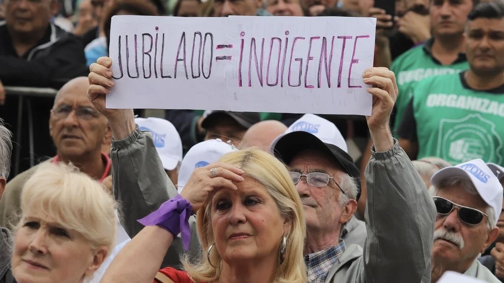 Los jubilados se han convertido en un sector de fuerte oposición al Gobierno libertario.