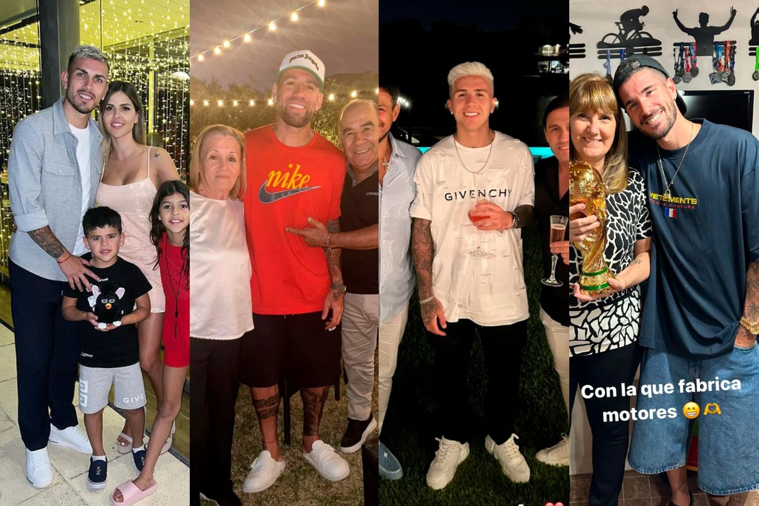 Así fue el festejo de Navidad de los bonaerenses de la Scaloneta tras salir campeones del mundo 