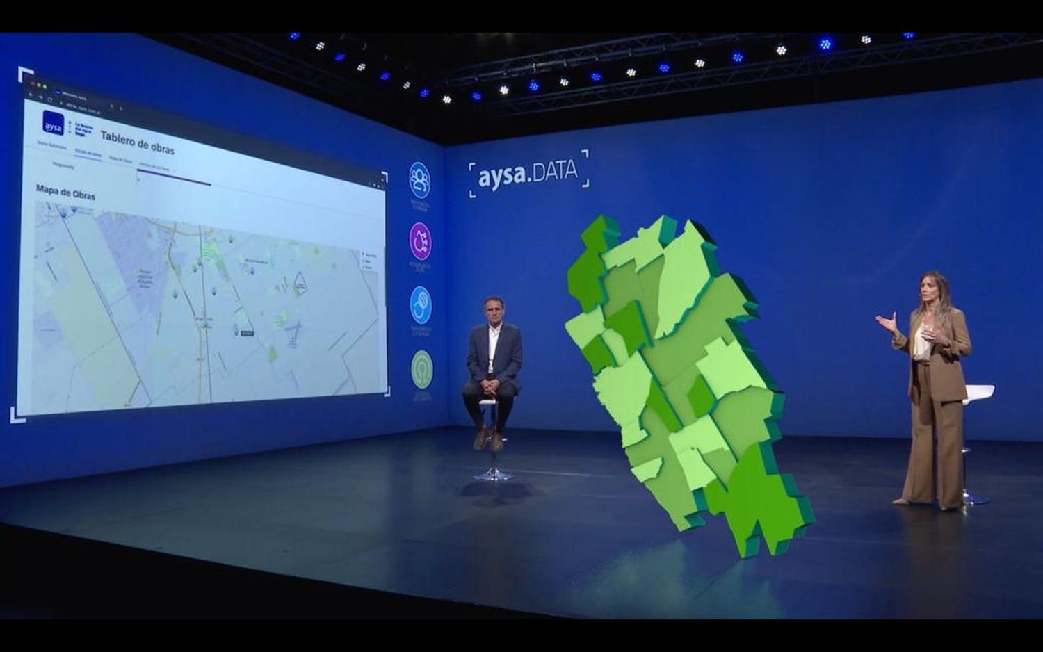 AySA.DATA: Galmarini y Katopodis lanzaron plataforma sobre la gestión y abre la participación ciudadana