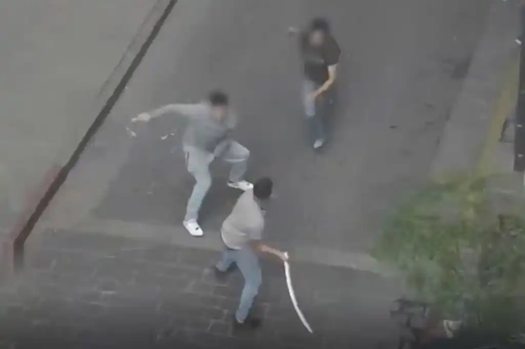 Brutal enfrentamiento