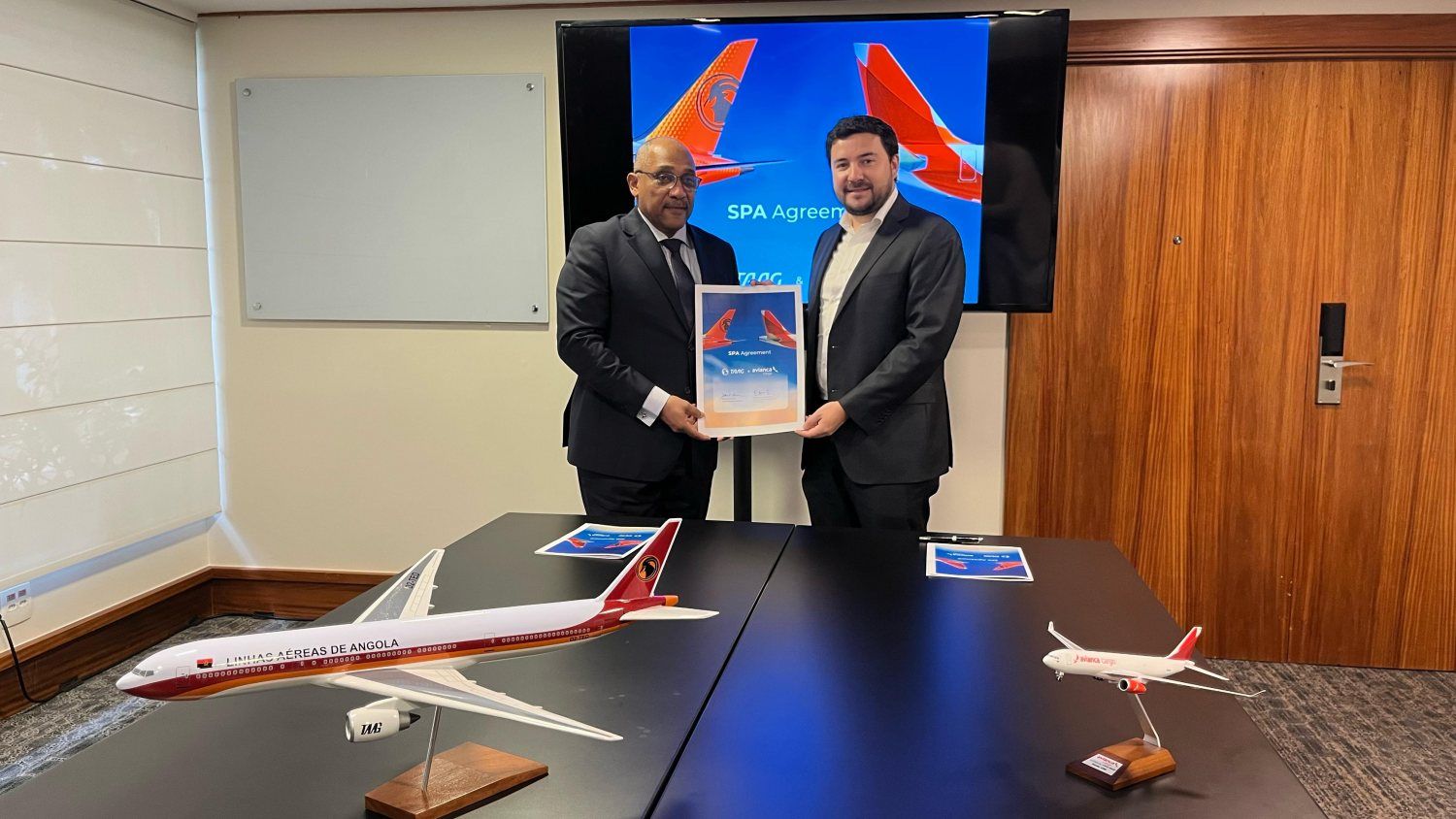 Avianca y TAAG Angola sellan alianza para movilizar carga entre África y Sudamérica