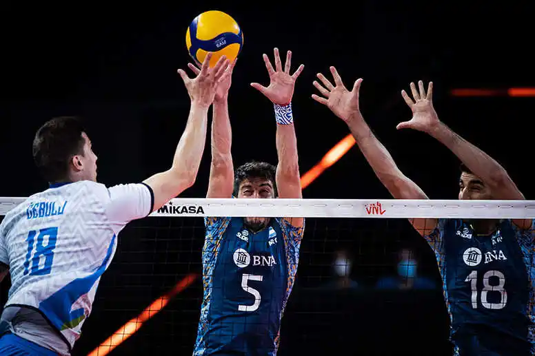 Argentina cayó ante Eslovenia en sets corridos