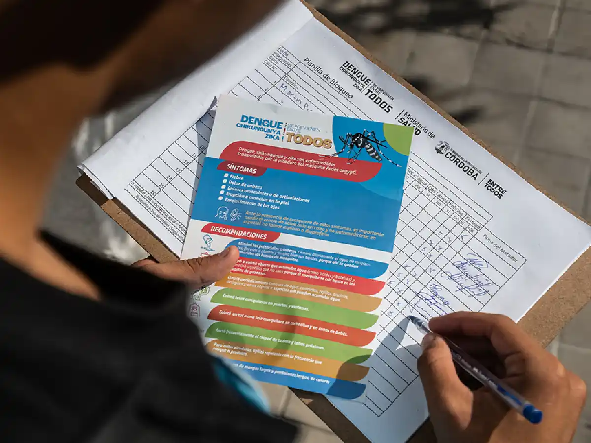Dengue en Córdoba: hubo 45 nuevos casos en la última semana
