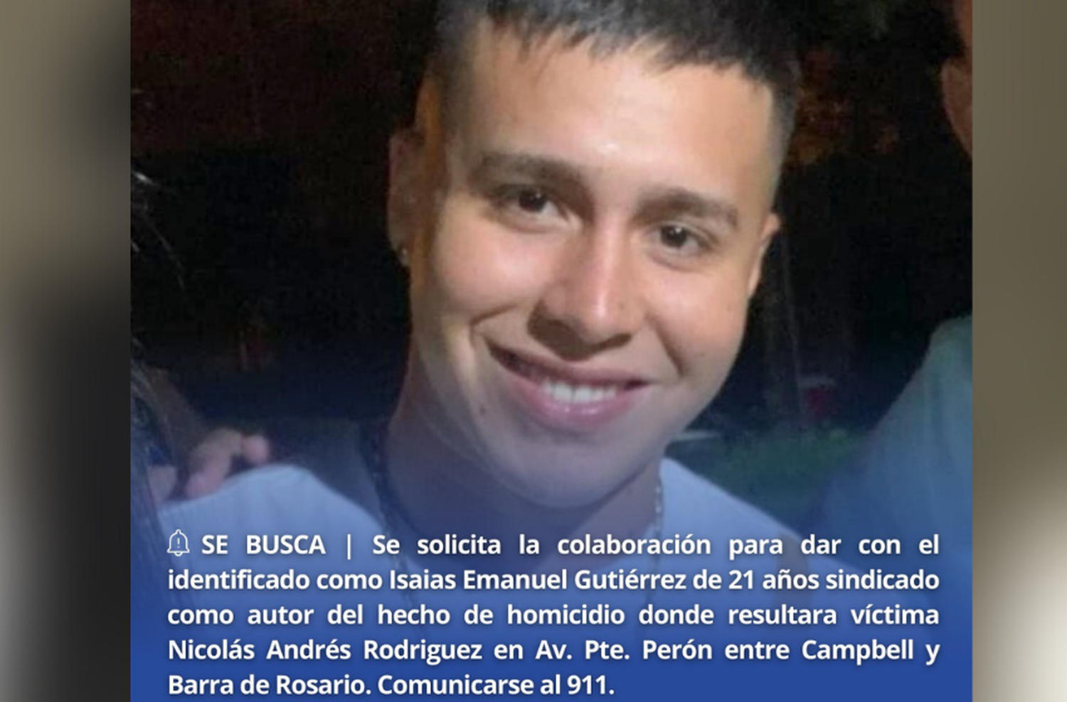 Buscan al asesino de un joven