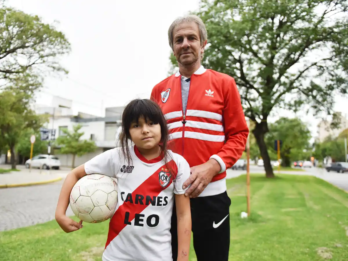 Nina  “marca” la cancha 