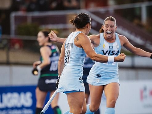 Triunfo 2 a 1 de Las Leonas ante por la Pro League.Foto: CAH