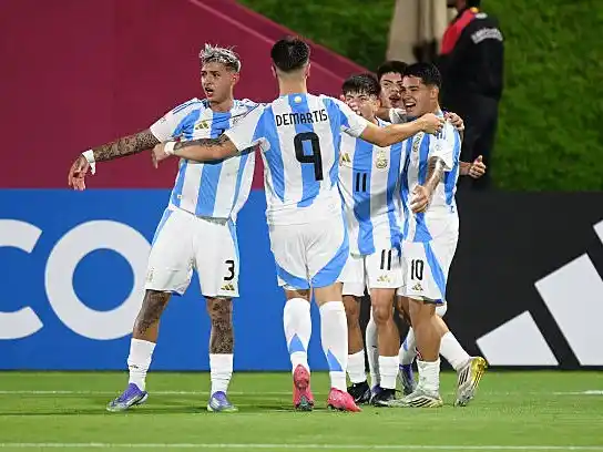 Argentina remontó una desventaja ante Bélgica.