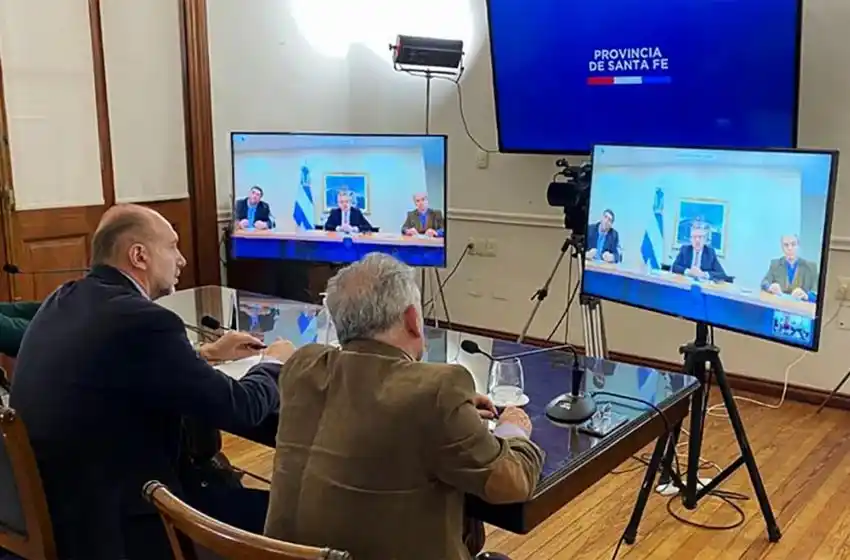 Con Perotti presente, Alberto Fernández se reúne con los gobernadores por el plan de vacunación