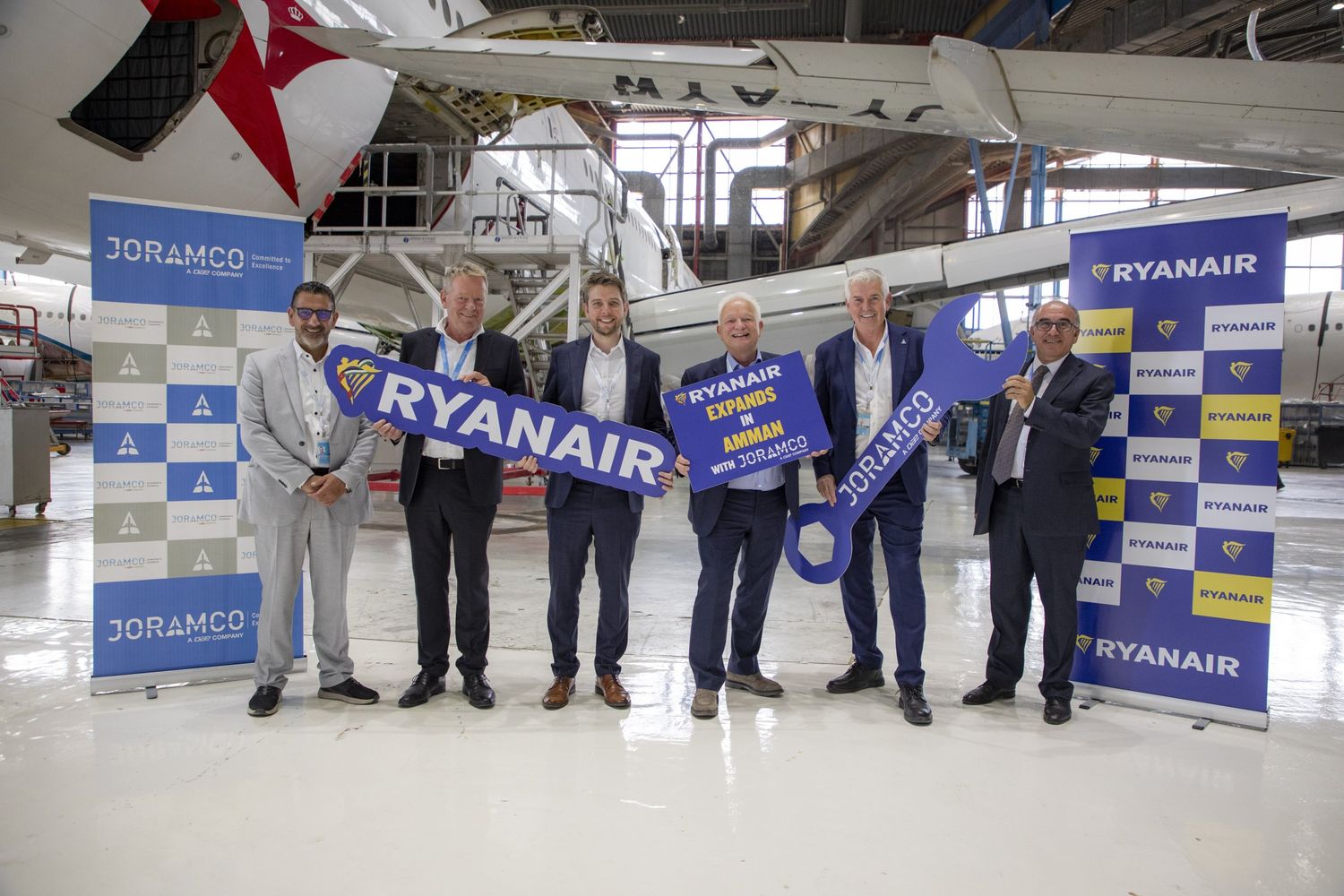 Ryanair refuerza su presencia en Jordania ampliando su asociación con Joramco