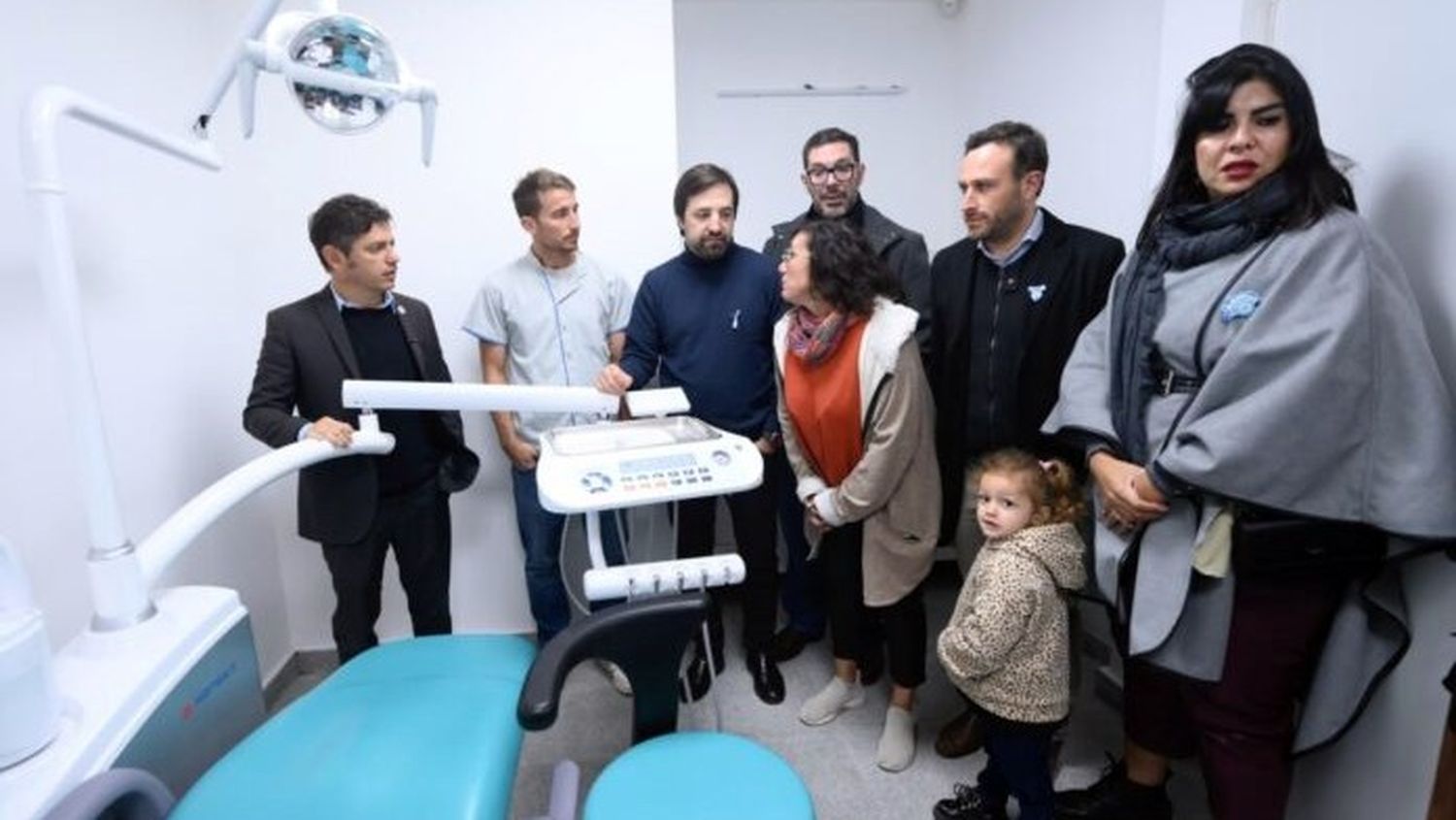 Axel Kicillof en el CAPS de 25 de Mayo.