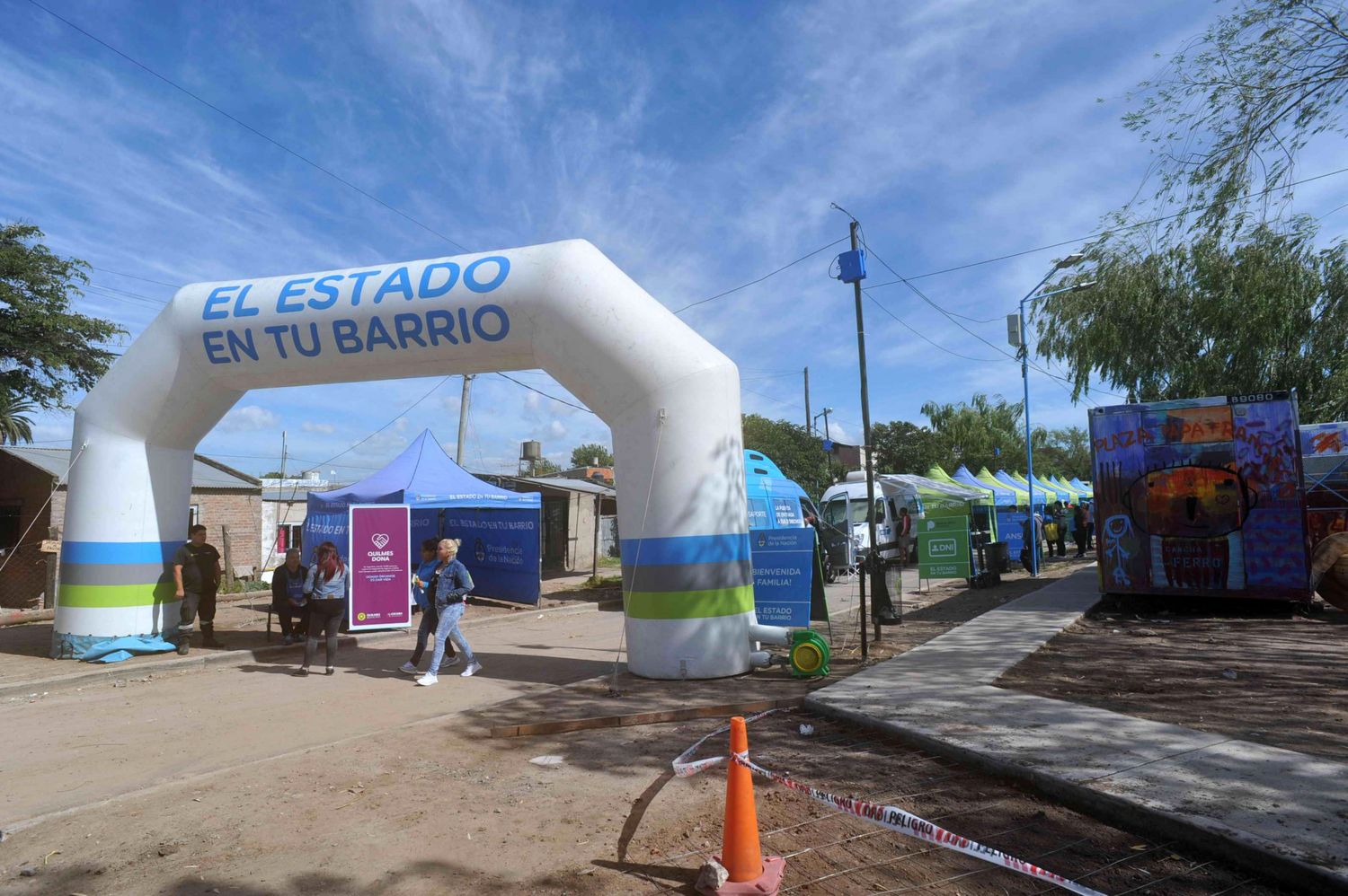 "El Estado en tu barrio" y "Cerca de noche" estarán en 14 distritos del Conurbano e interior esta semana