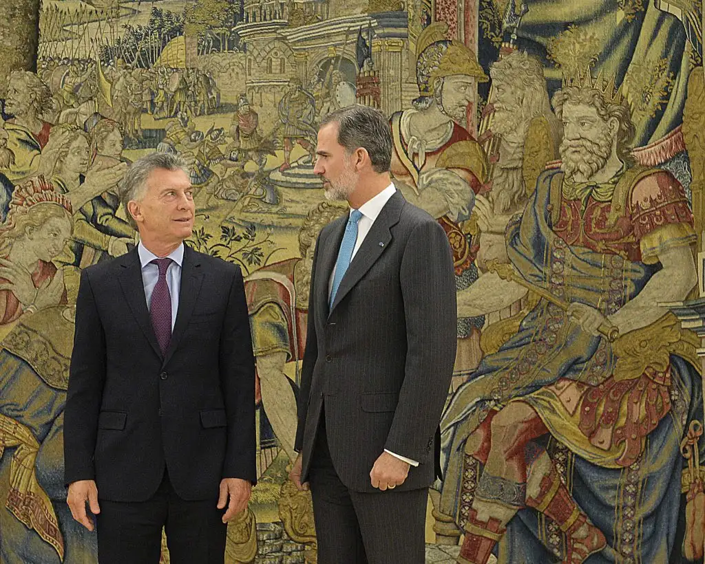 Macri se reunió con el rey en el cierre de su visita a España