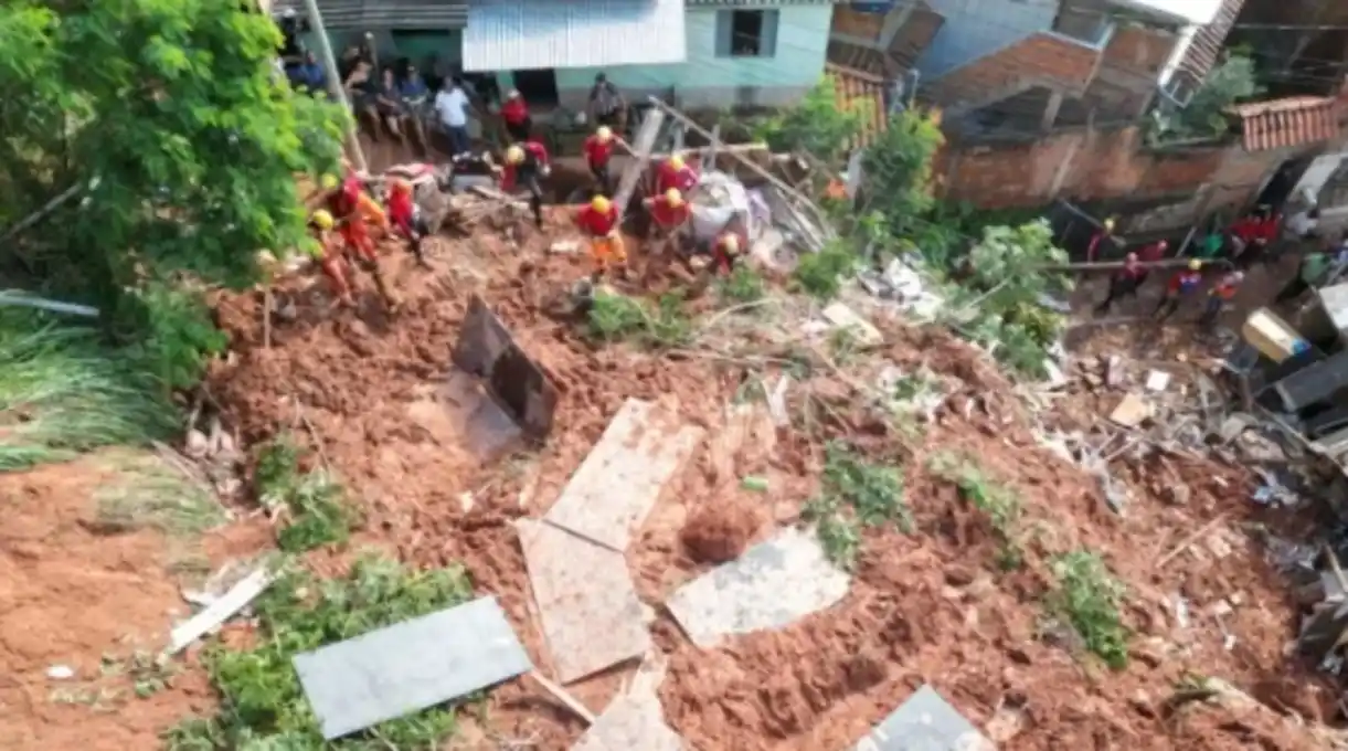 10 muertos tras deslizamientos de tierra en Brasil