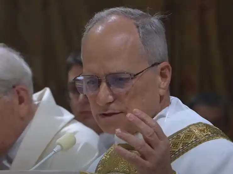 Primera misa de León XIV junto a los cardenales (Vatican Media)